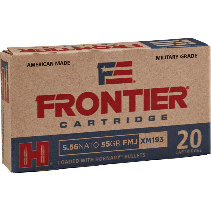 AMMO FRONTIER 5.56 62GR FMJ 150/BX