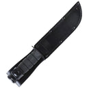 SHEATH LEATHER USA LOGO BLK -FOR 5.25IN
