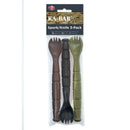 KA-BAR TACTICAL SPORK 3PK BRN BLK GRN