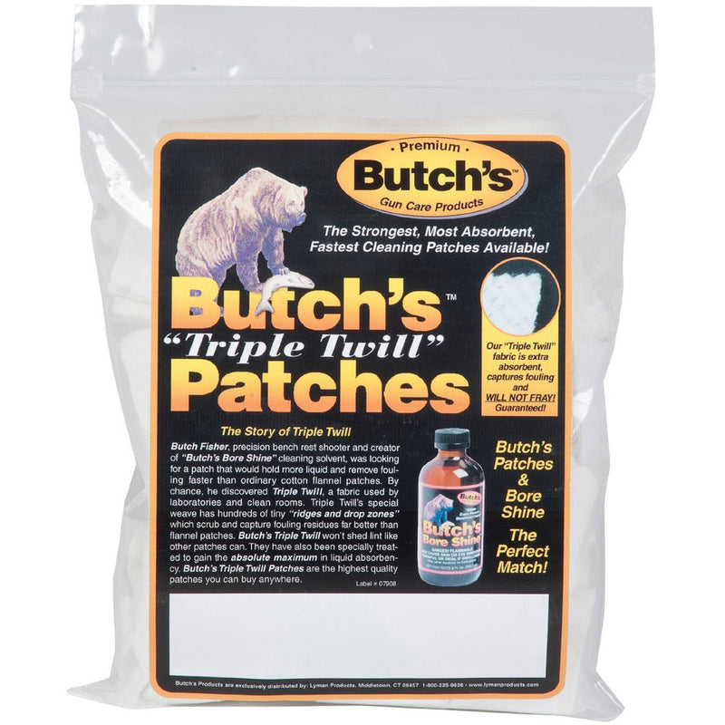 BUTCHS CLN PATCH 45-58 CAL 375PK