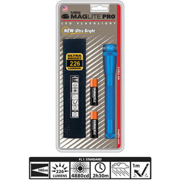 PRO MINI MAG AA BLU HOLSTER PACK