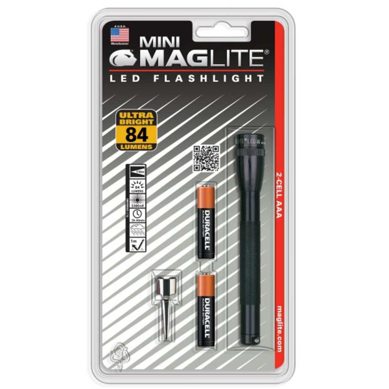 MINI MAGLITE LED 2AAA BLISTER BLK