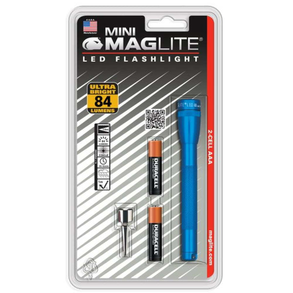 MINI MAGLITE 2AAA LED BLISTER BLUE