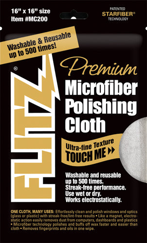 FLITZ MICROFIBER POLISHING