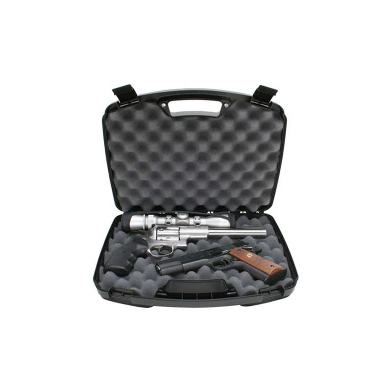 SNAP LATCH 2-HANDGUN CASE - BLACK