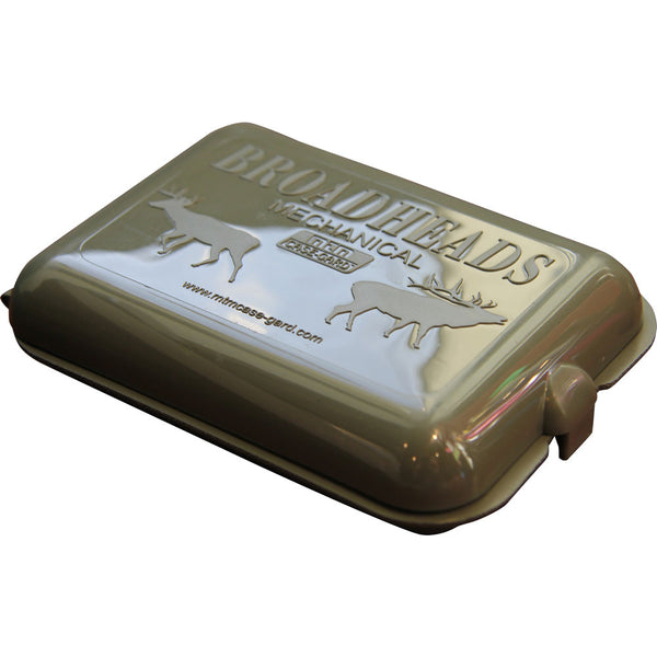 MECHANICAL BROADHEAD CASE ARMY GREEN