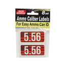 AMMO CALIBER LABELS - 5.56