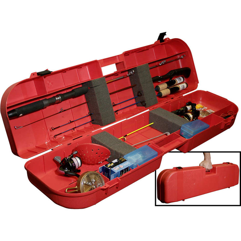 ICE FISHING ROD BOX RED