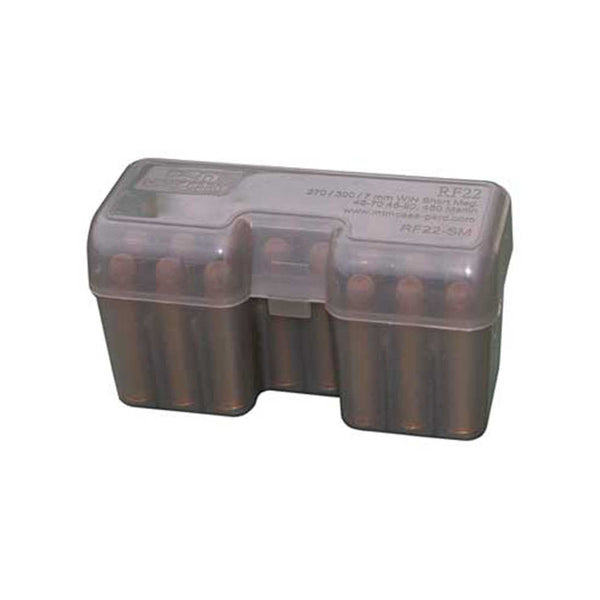 HINGED LNG MAG AMMO BOX 22RD - CLR SMOKE