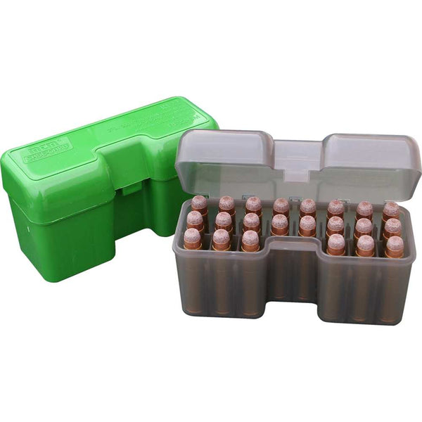 HINGED SHRT MAG AMMO BOX 22RD - GREEN