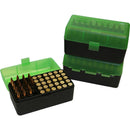 AMMO BOX 50RD FLIP TOP 270 CLR GRN/BLK