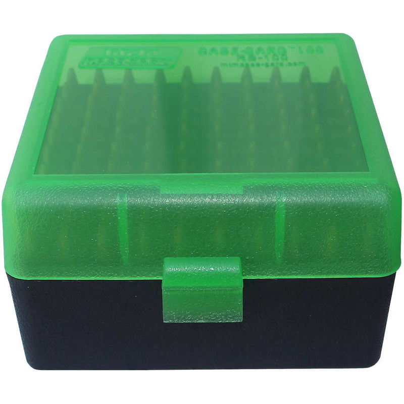 AMMO BOX 100RD FLIP TOP 223/204 GRN/BLK