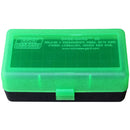 AMMO BOX 50RD FLIP TOP 223 CLR GRN/BLK