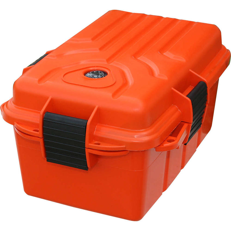 SURVIVOR DRY BOX 10X7X5IN ORANGE