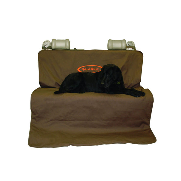 BROWN TWO BARREL DOUBLE SEAT COVER X-LRG