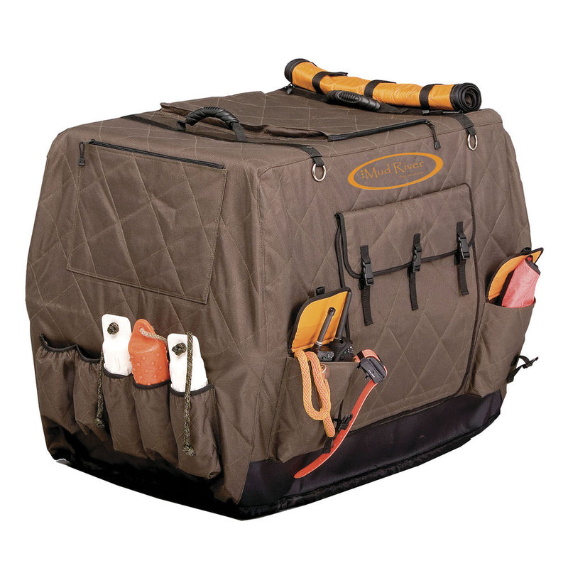 DIXIE BROWN INSULATED KENNEL COVER MED