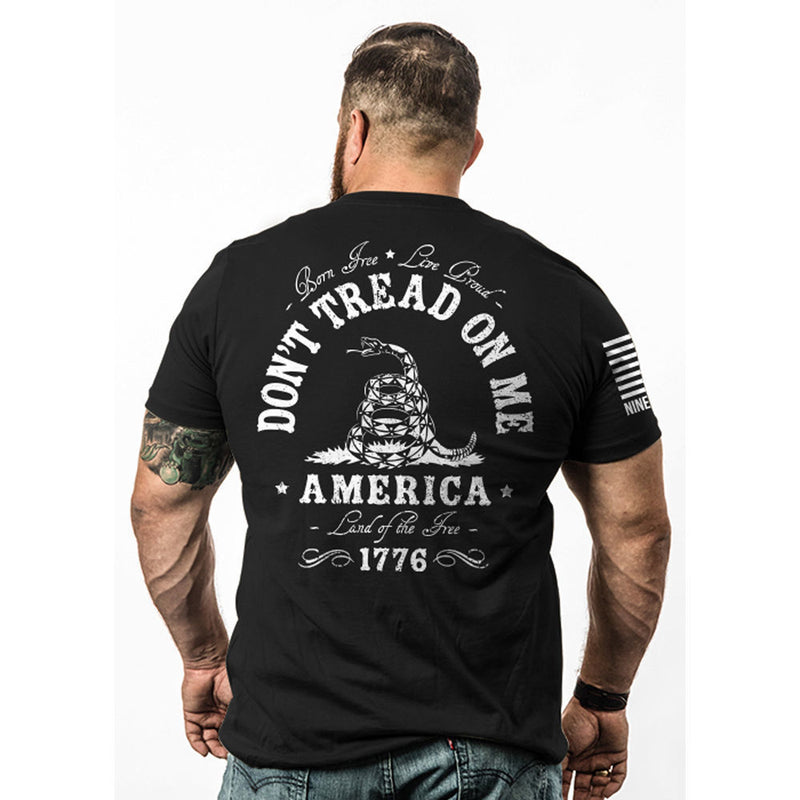 DONT TREAD ON ME-TSHIRT BLACK 2XL