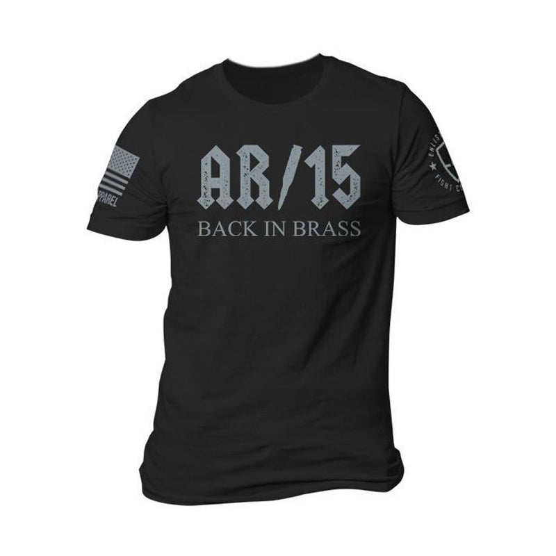 BACK IN BRASS TSHIRT BLACK M