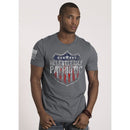 MENS TSHIRT RELENTLESSLY PATRIOTIC GRY S