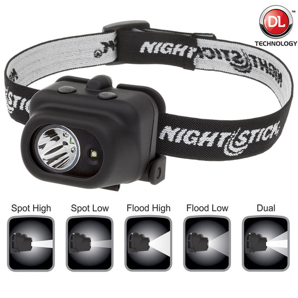 MLT FNC LED HEADLAMP WHT SPOTLGT BLK