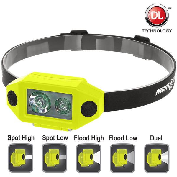 X-SER SAFE LOW-PRF DUAL-LGT HEADLAMP GRN