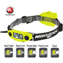 X-SER SAFE LOW-PRF DUAL-LGT HEADLAMP GRN