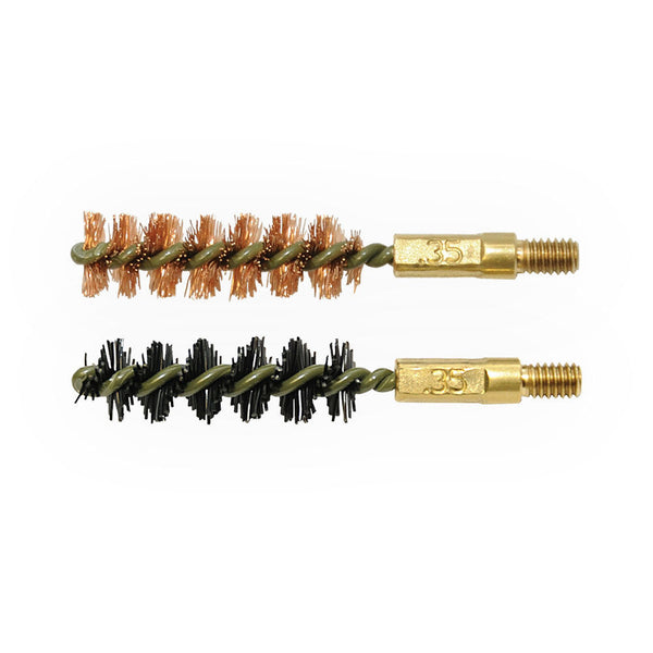 35 CAL BORE BRUSH 2 PACK 1 NYLON/1 BRNZ