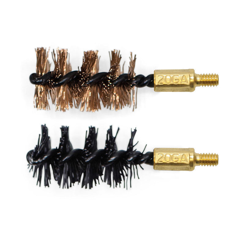 20 GA BORE BRUSH 2 PACK 1 NYLON/1 BRNZ