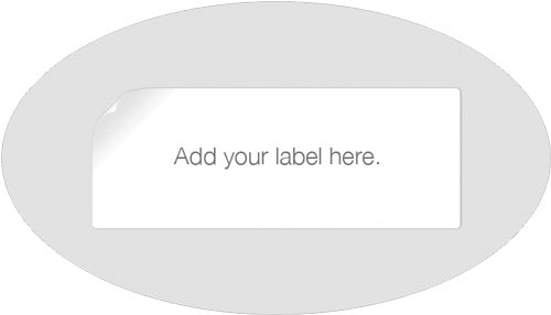 GSS BLANK PAPER OVAL TAGS FOR