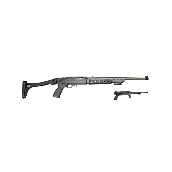 RUGER 10/22 TAC FOLDING STK BLK POLY