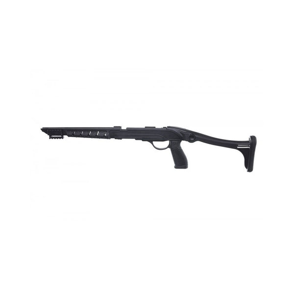 SAV 64 TACTICAL FOLDING STK BLK POLYMER
