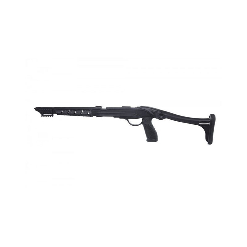 SAV 64 TACTICAL FOLDING STK BLK POLYMER