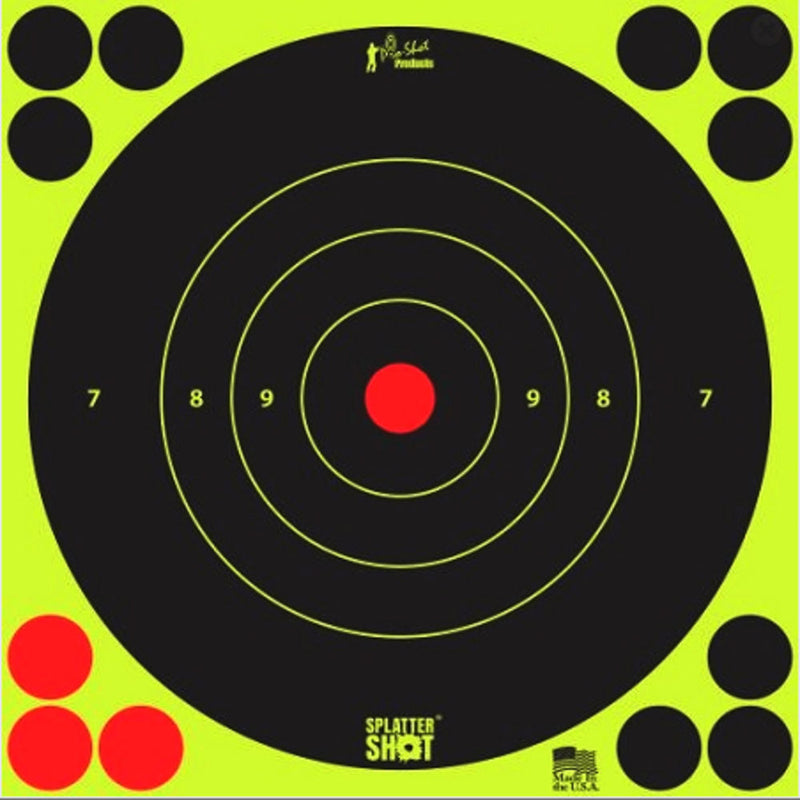 12IN GREEN BULLS EYE TARGET 5 PK BAG