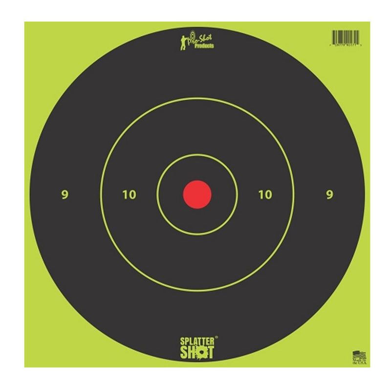 12IN GREEN BULLS EYE TARGET 5 PK BAG