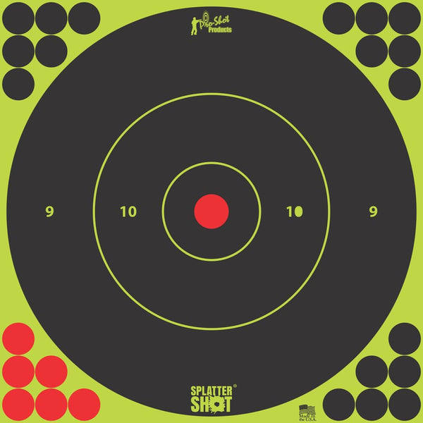 6 SPLATTERSHOT BULLSEYE GRN 60 TARGET PK