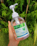 Advanced Moisturizing Gel Hand Sanitizer with Alcohol / Ethanol 75%, Aloe Vera and Vitamin E, 2 Pack of 16.9 OZ - Large Hand Sanitizer with Pump