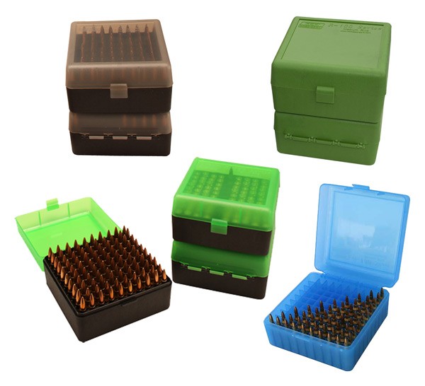 MTM DELUXE AMMO BOX RIFLE 100
