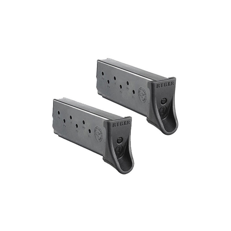 EC9S/LC9 9MM BL 7RD MAGAZINE W/EXT 2PK