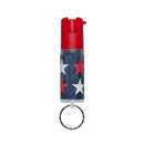 PATRIOTIC KEY RING IN SMALL CLAM