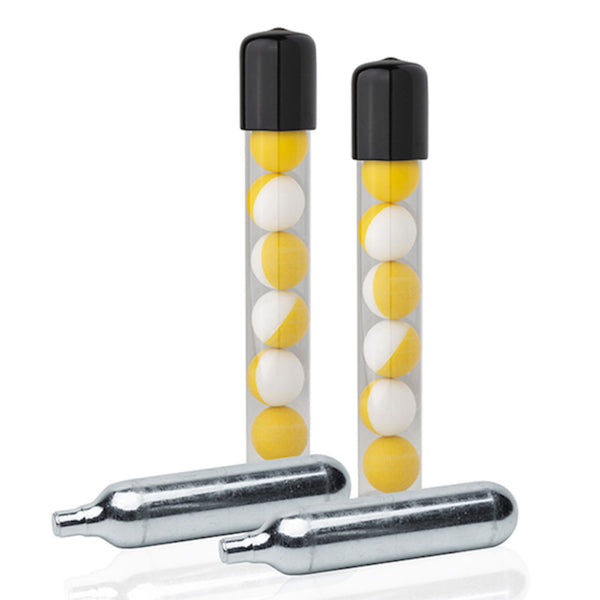 14 INERT PROJECTILES 2 CO2 CARTRIDGES