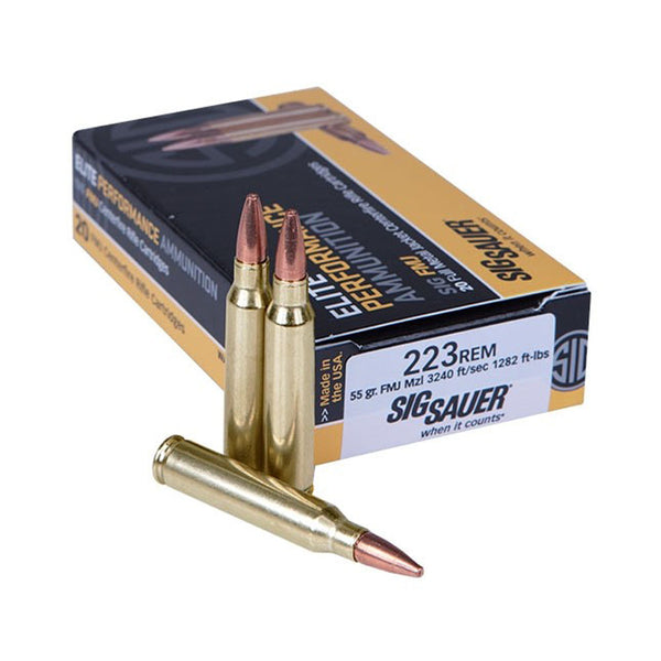 AMMO ELITE BALL 223 REM 55GR 20/BX