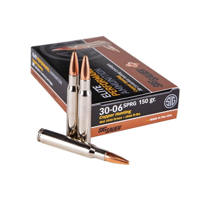 AMMO ELT 30-06 SPRG 150GR CPR HNT 20/BX