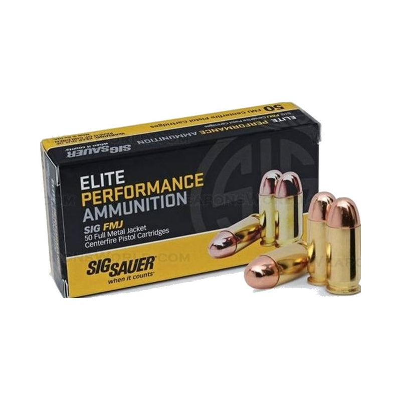 AMMO ELITE 357 SIG FMJ 125GR 50/BX