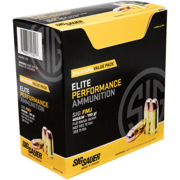 AMMO ELT BALL 40 SW 180 GR JHP 200/BX