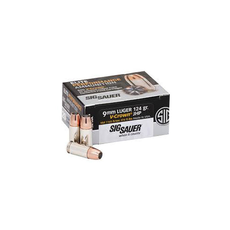 AMMO 9MM 124GR ELITE BALL FMJ