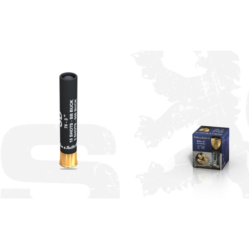 SHOTSHELLS .410 SD 3IN 2-OOO 15 BB 25/BX