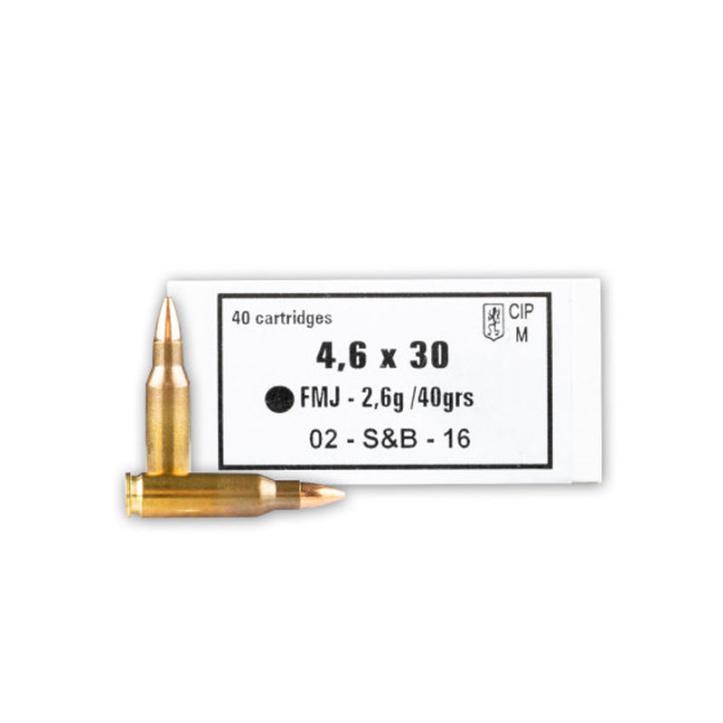 RIFLE 4.6X30 HK 40GR FMJ 40RD/BX