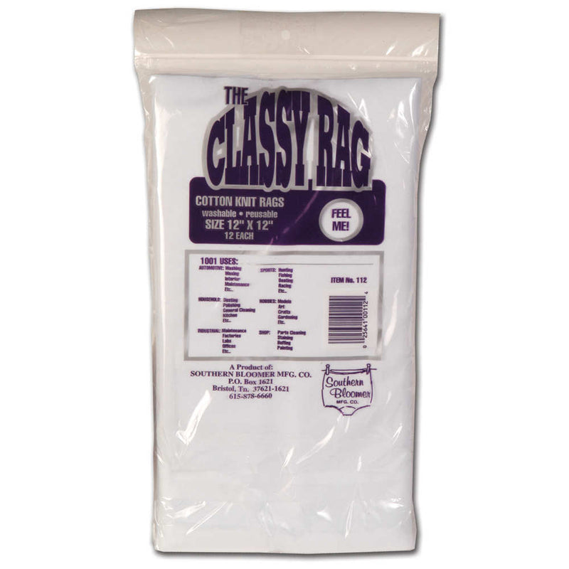 CTTN KNIT 12X12 12PK CLASSY RAGS