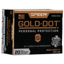 GOLD DOT HP 9MM +P 124GR HP 20/BX