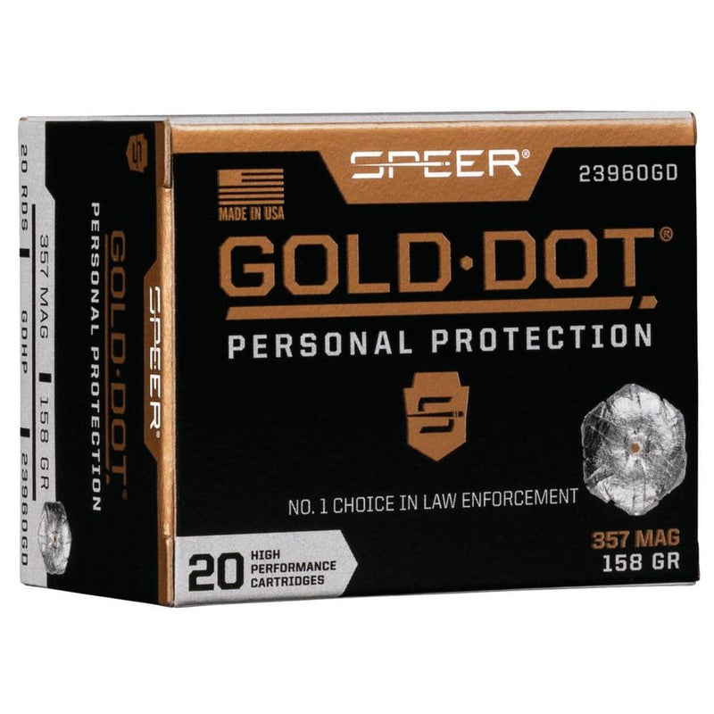 GOLD DOT 357 MAG 158GR HP 20/BX